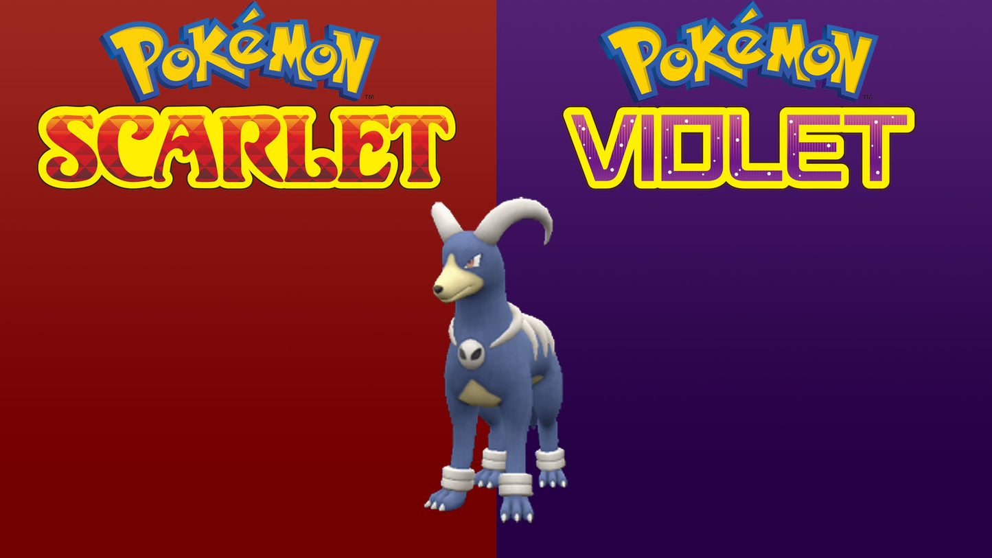 Pokemon Scarlet and Violet Shiny Houndoom 6IV-EV Trained - Pokemon4Ever