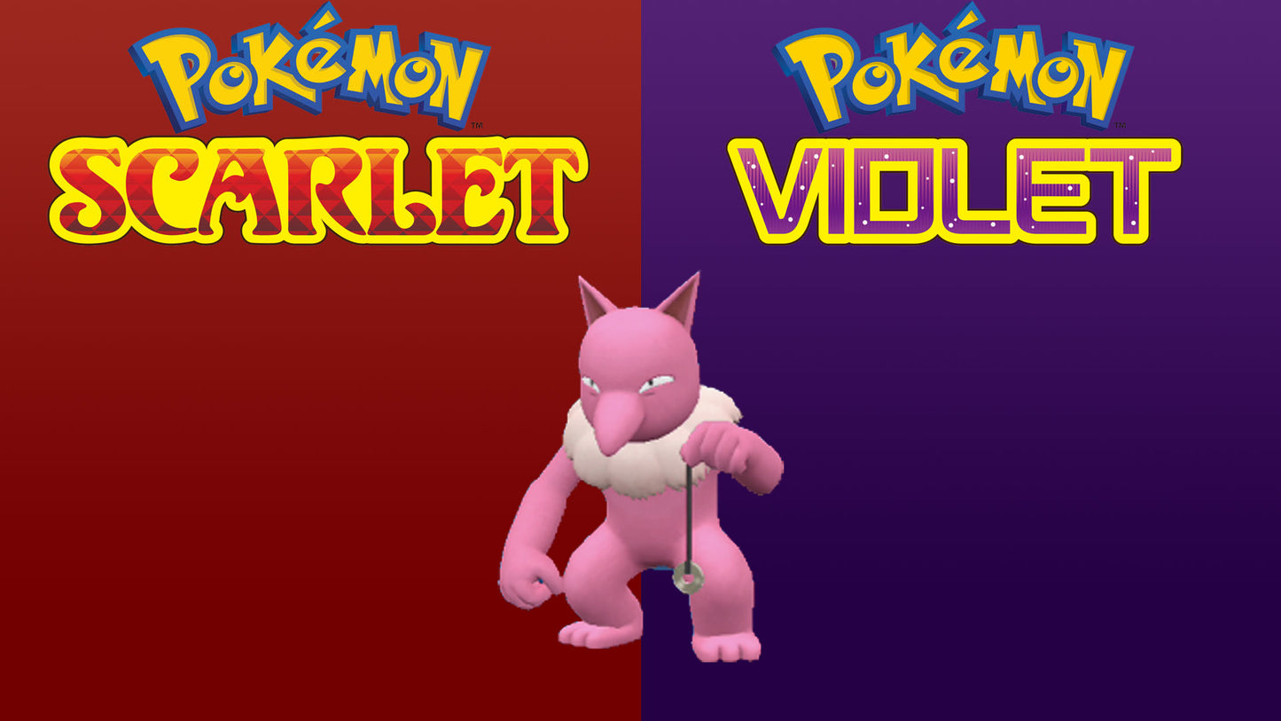 Pokemon Scarlet and Violet Shiny Hypno 6IV-EV Trained - Pokemon4Ever