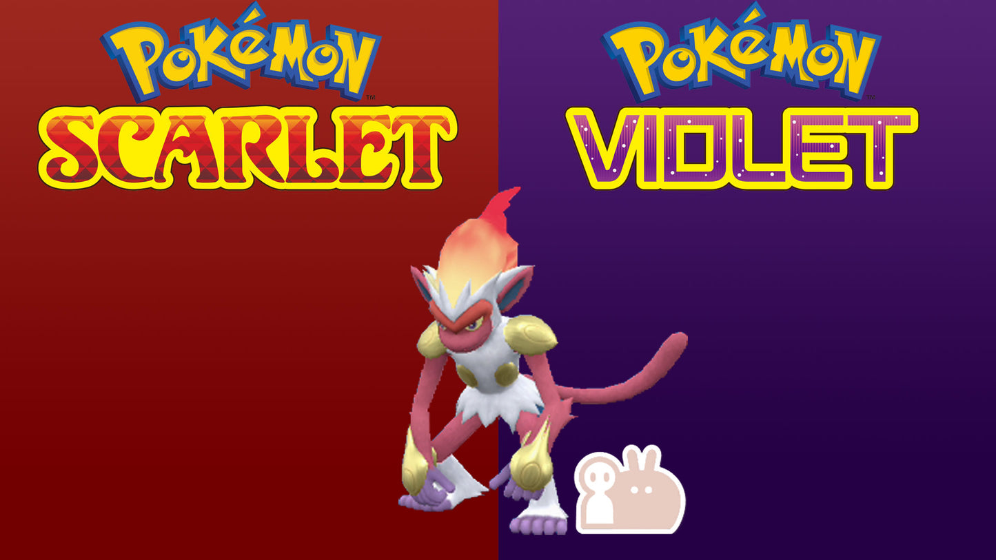 Pokemon Scarlet and Violet Marked Shiny Infernape 6IV-EV Trained - Pokemon4Ever