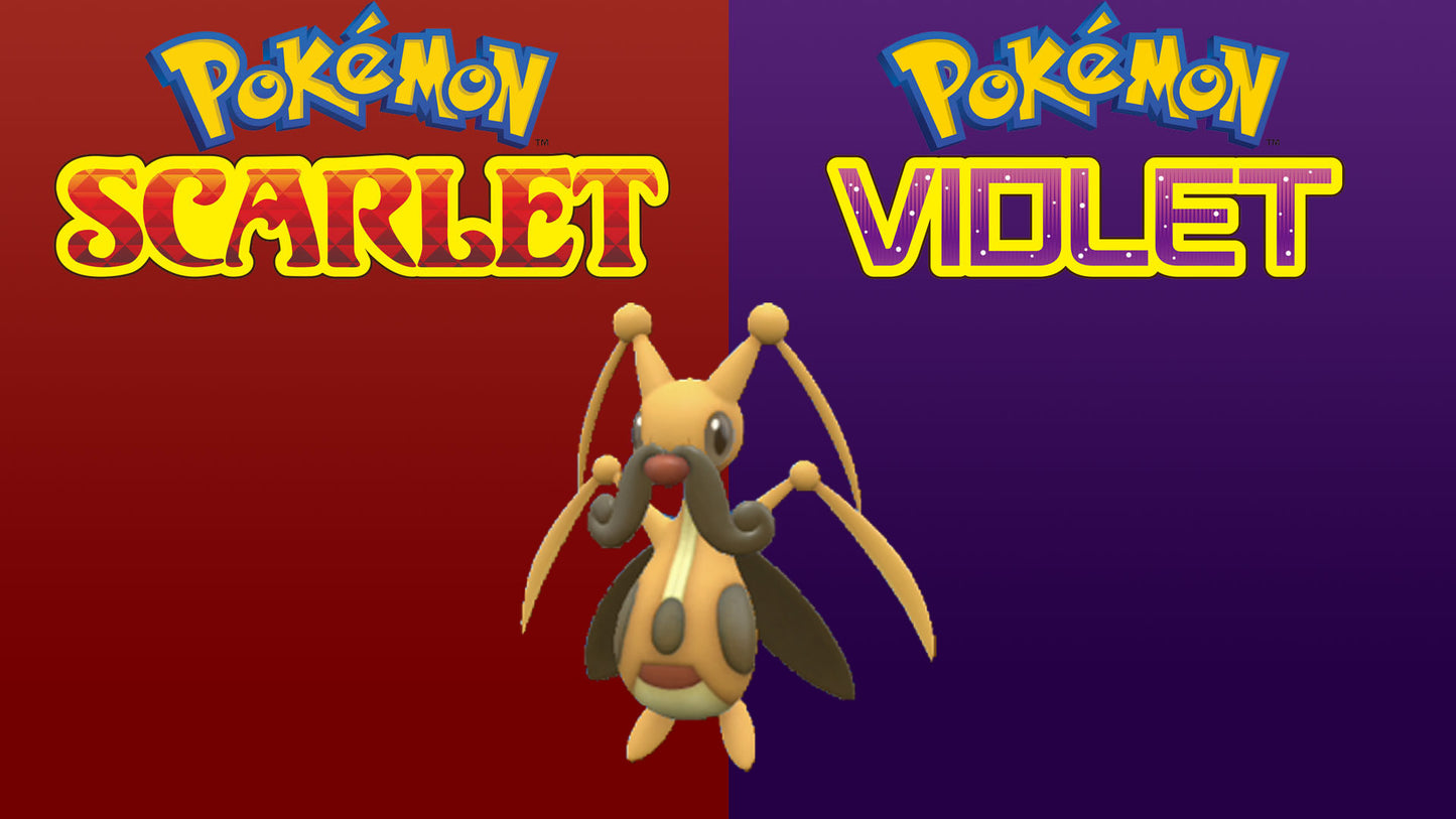 Pokemon Scarlet and Violet Shiny Kricketune 6IV-EV Trained - Pokemon4Ever