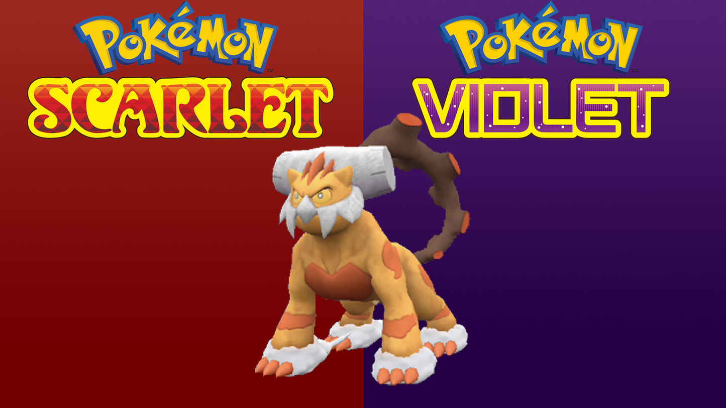 Pokemon Scarlet and Violet Shiny Landorus-Therian