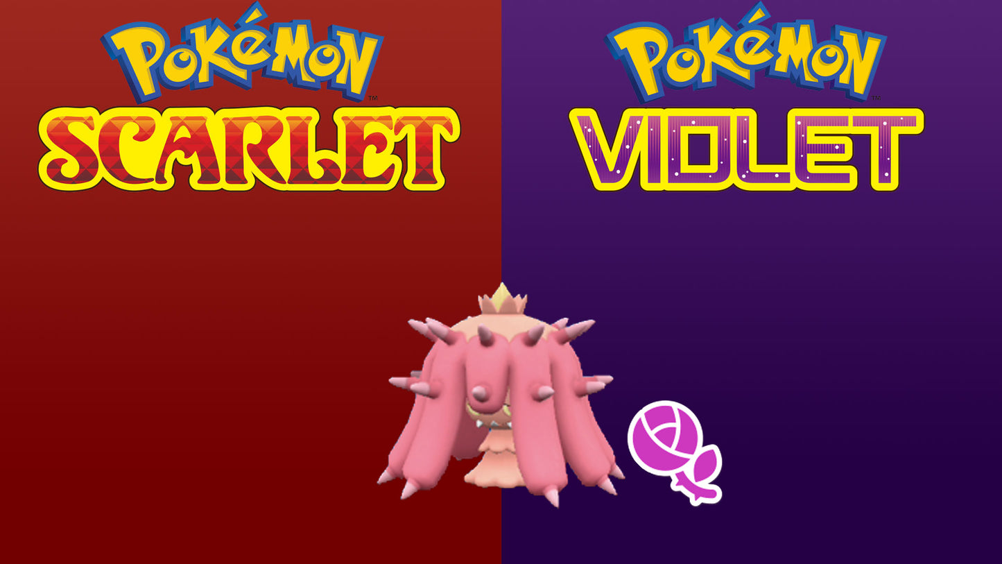 Pokemon Scarlet and Violet Marked Shiny Mareanie 6IV-EV Trained - Pokemon4Ever