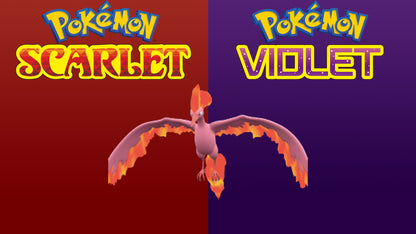 Pokemon Scarlet and Violet Shiny Moltres