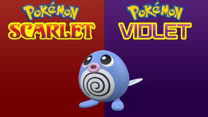 Pokemon Scarlet and Violet Shiny Poliwag 6IV-EV Trained - Pokemon4Ever