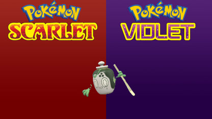 Pokemon Scarlet and Violet Shiny Poltchageist 6IV-EV Trained - Pokemon4Ever