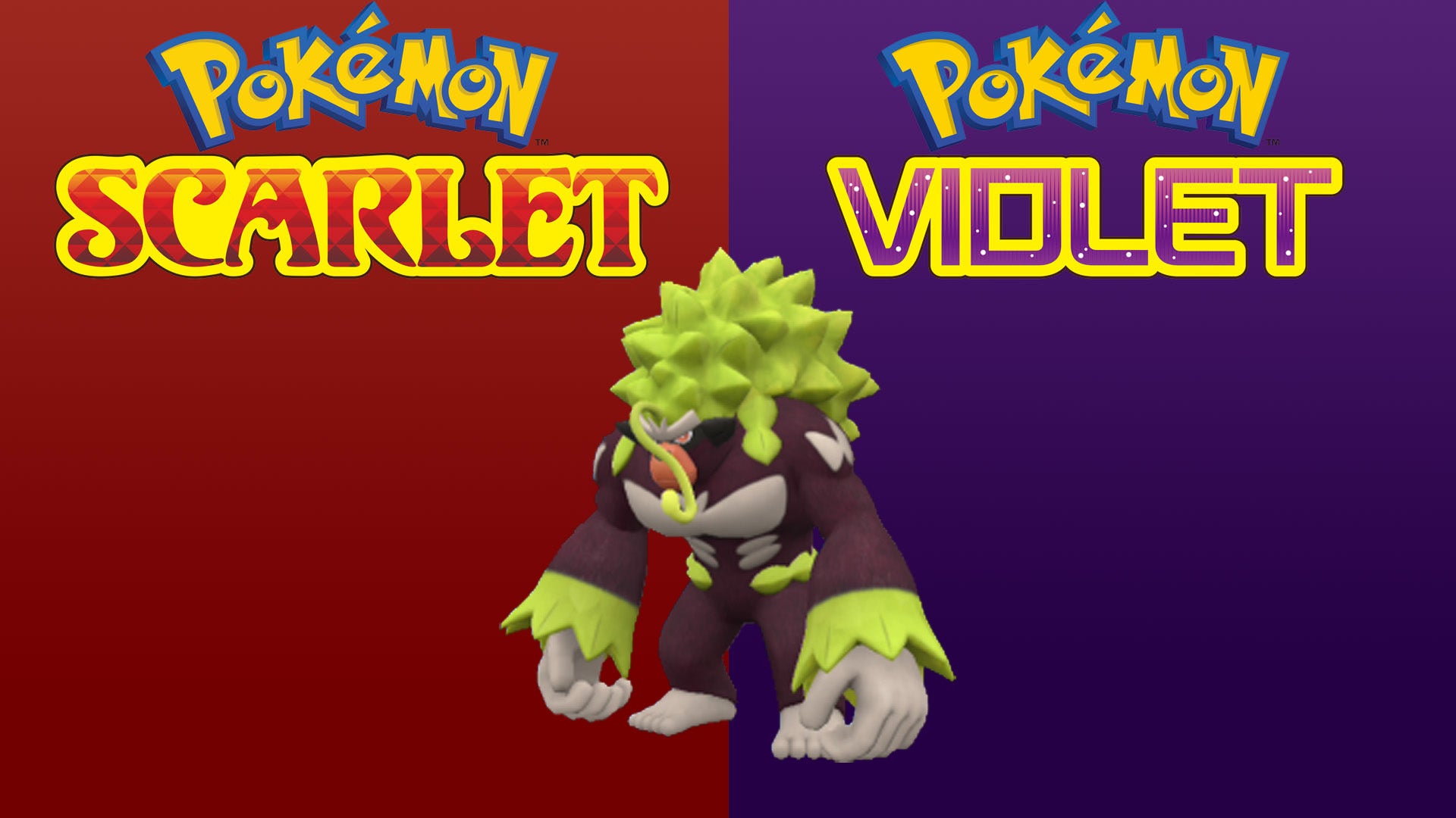 Pokemon Scarlet and Violet Shiny Rillaboom