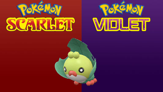 Pokemon Scarlet and Violet Shiny Sewaddle 6IV-EV Trained - Pokemon4Ever
