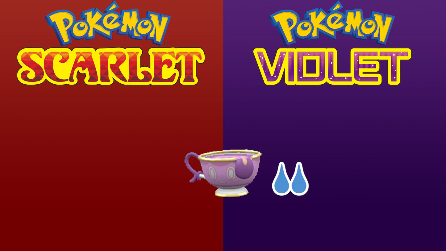 Pokemon Scarlet and Violet Marked Shiny Sinistea-Antique 6IV-EV Trained - Pokemon4Ever