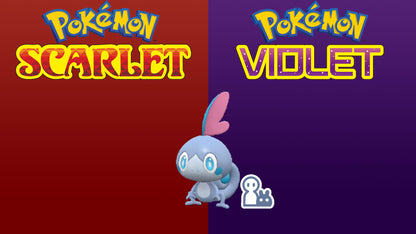 Pokemon Scarlet and Violet Shiny Sobble Mini Mark