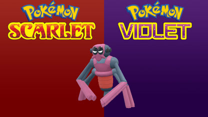 Pokemon Scarlet and Violet Shiny Spidops 6IV-EV Trained - Pokemon4Ever