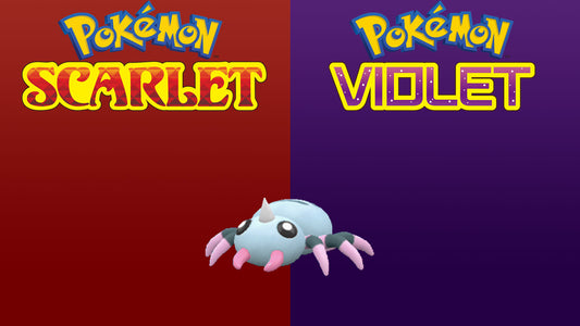 Pokemon Scarlet and Violet Shiny Spinarak 6IV-EV Trained