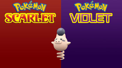 Pokemon Scarlet and Violet Shiny Spoink 6IV-EV Trained - Pokemon4Ever
