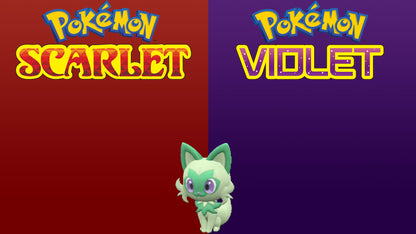 Pokemon Scarlet and Violet Shiny Sprigatito 6IV-EV Trained - Pokemon4Ever