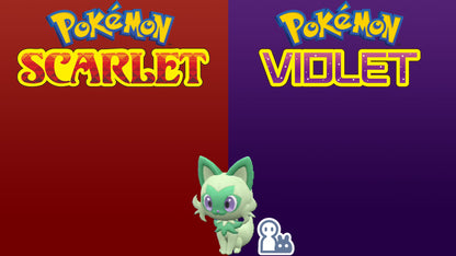 Pokemon Scarlet and Violet Marked Shiny Sprigatito 6IV-EV Trained - Pokemon4Ever