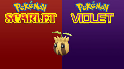 Pokemon Scarlet and Violet Shiny Sunkern 6IV-EV Trained - Pokemon4Ever