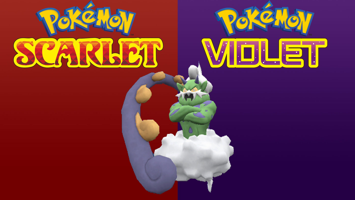 Pokemon Scarlet and Violet Shiny Tornadus