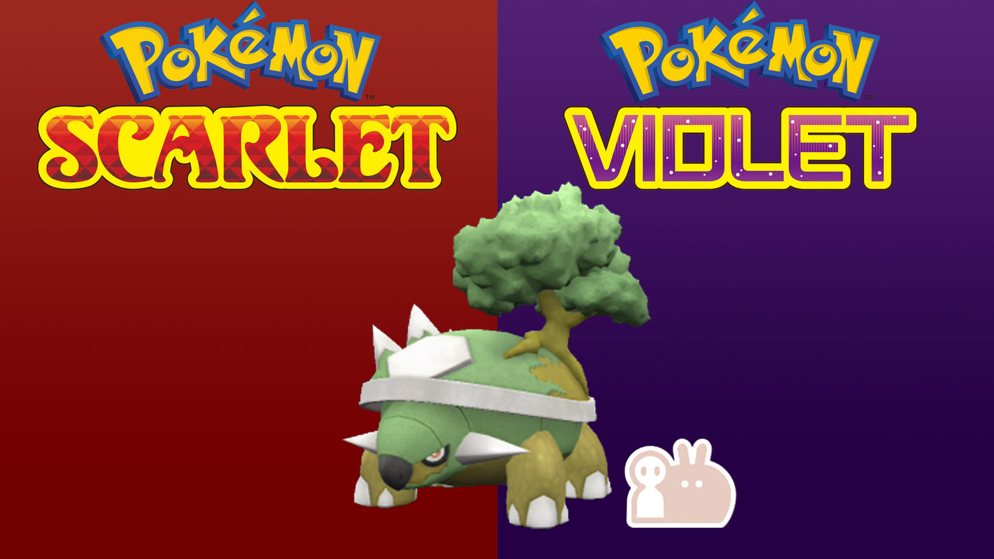 Pokemon Scarlet and Violet Marked Shiny Torterra 6IV-EV Trained - Pokemon4Ever