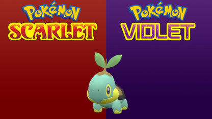 Pokemon Scarlet and Violet Shiny Turtwig 6IV-EV Trained - Pokemon4Ever