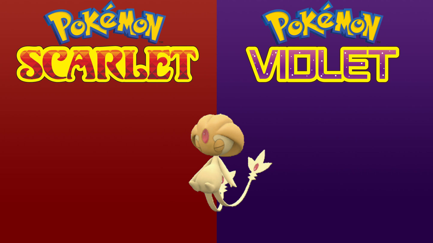 Pokemon Scarlet and Violet Shiny Uxie 6IV-EV Trained - Pokemon4Ever