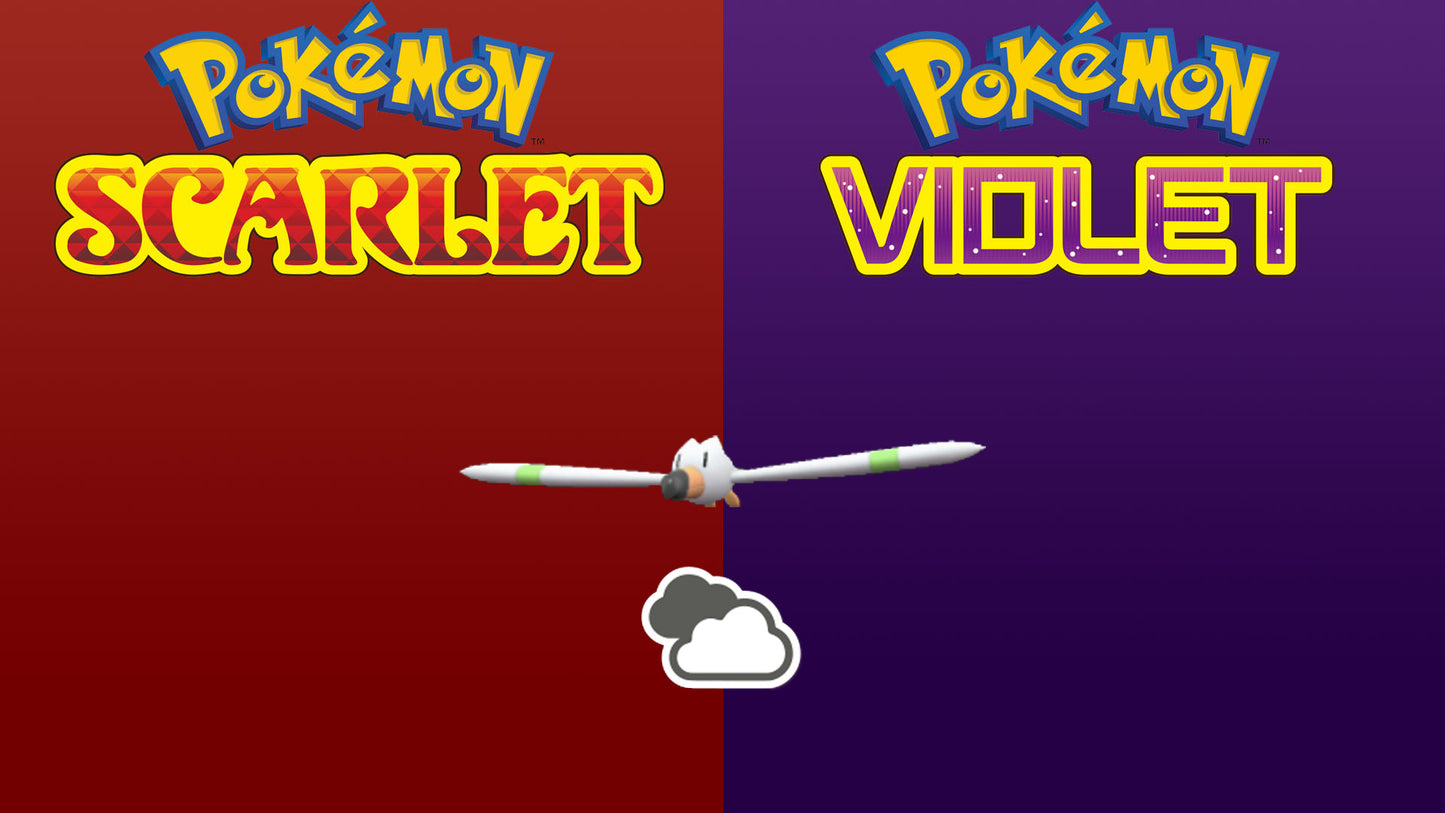 Pokemon Scarlet and Violet Marked Shiny Wingull 6IV-EV Trained - Pokemon4Ever