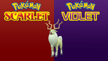 Pokemon Scarlet and Violet Shiny Wyrdeer