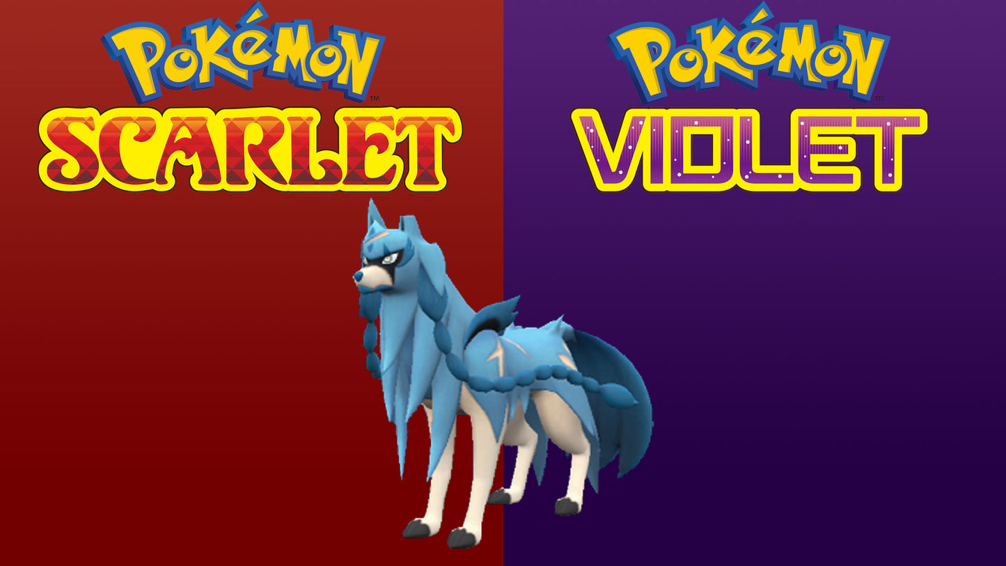 Pokemon Scarlet and Violet Shiny Zacian 6IV-EV Trained - Pokemon4Ever