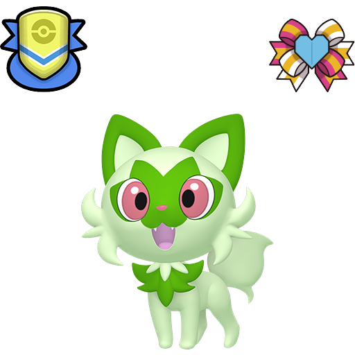 Pokemon Scarlet and Violet Liko's Sprigatito Event 6IV-EV Trained