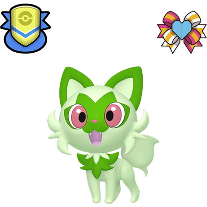 Pokemon Scarlet and Violet Liko's Sprigatito Event 6IV-EV Trained