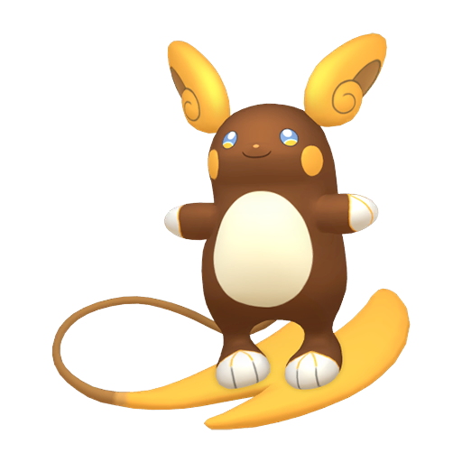 Pokemon Scarlet and Violet Shiny Alolan Raichu