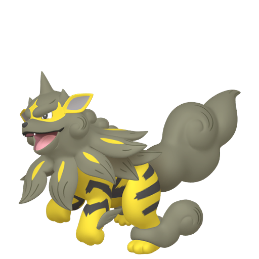 Pokemon Scarlet and Violet Shiny Hisuian Arcanine
