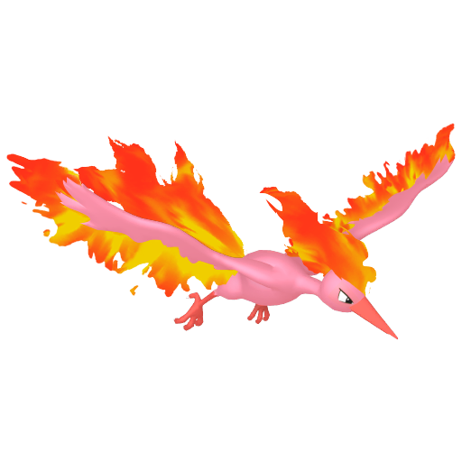 Pokemon Scarlet and Violet Shiny Moltres