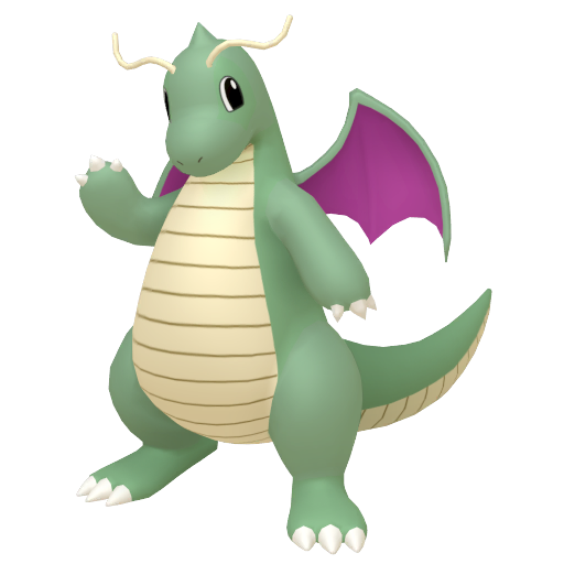 Pokemon Scarlet and Violet Shiny Dragonite