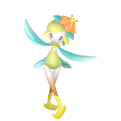 Pokemon Scarlet and Violet Shiny Hisuian Lilligant