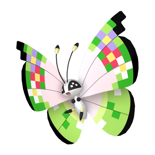 Pokemon Scarlet and Violet Shiny Vivillon