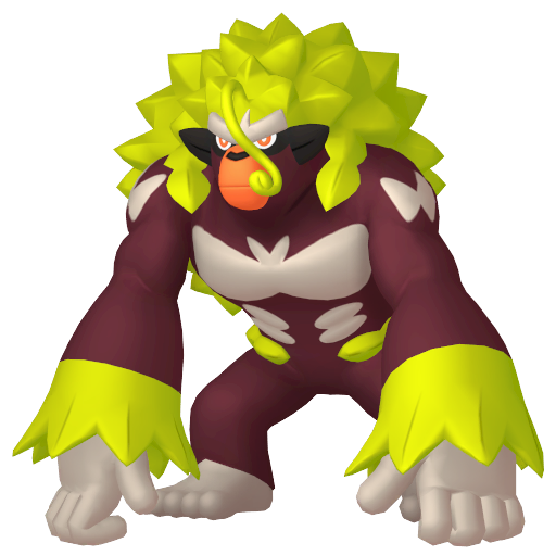 Pokemon Scarlet and Violet Shiny Rillaboom