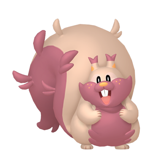 Pokemon Scarlet and Violet Shiny Greedent