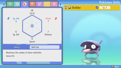 Pokemon Brilliant Diamond and Shining Pearl Shellder 6IV-EV Trained - Pokemon4Ever