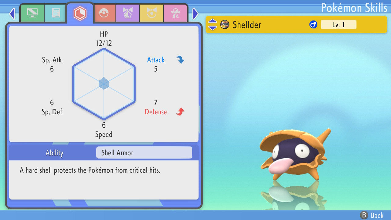 Pokemon Brilliant Diamond and Shining Pearl Shellder 6IV-EV Trained - Pokemon4Ever