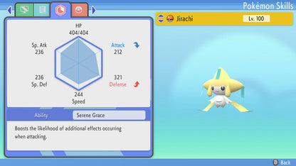 Pokemon Brilliant Diamond and Shining Pearl Jirachi 6IV-EV Trained - Pokemon4Ever