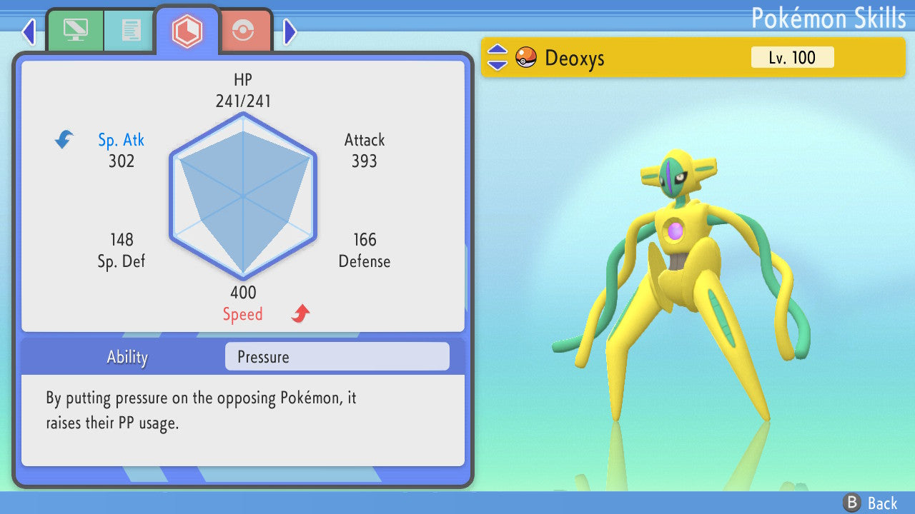 Pokemon Brilliant Diamond and Shining Pearl Deoxys 6IV-EV Trained - Pokemon4Ever