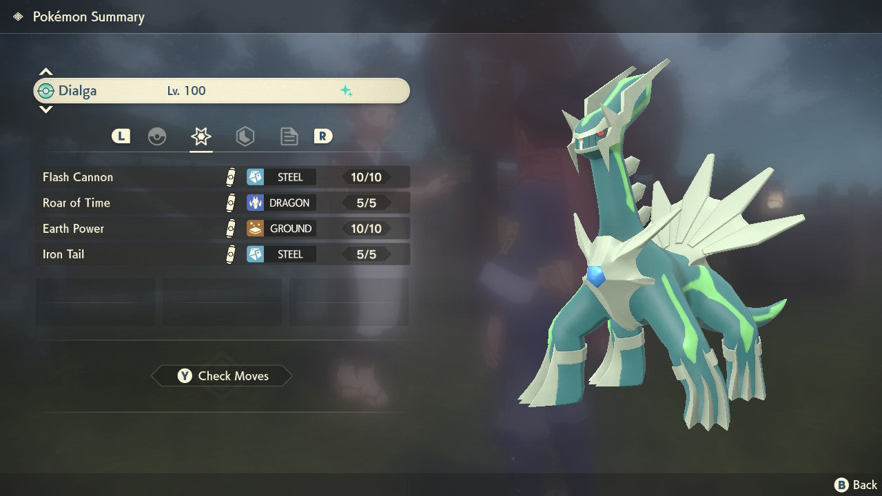 Pokemon Legends Arceus Shiny Dialga Max Effort Levels 6IV-EV Trained - Pokemon4Ever