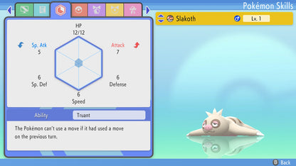Pokemon Brilliant Diamond and Shining Pearl Slakoth 6IV-EV Trained - Pokemon4Ever