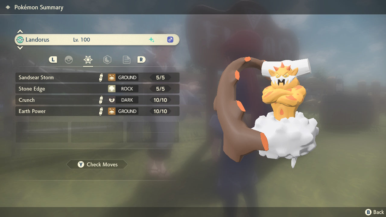 Pokemon Legends Arceus Shiny Landorus-Incarnate Max Effort Levels 6IV-EV Trained - Pokemon4Ever