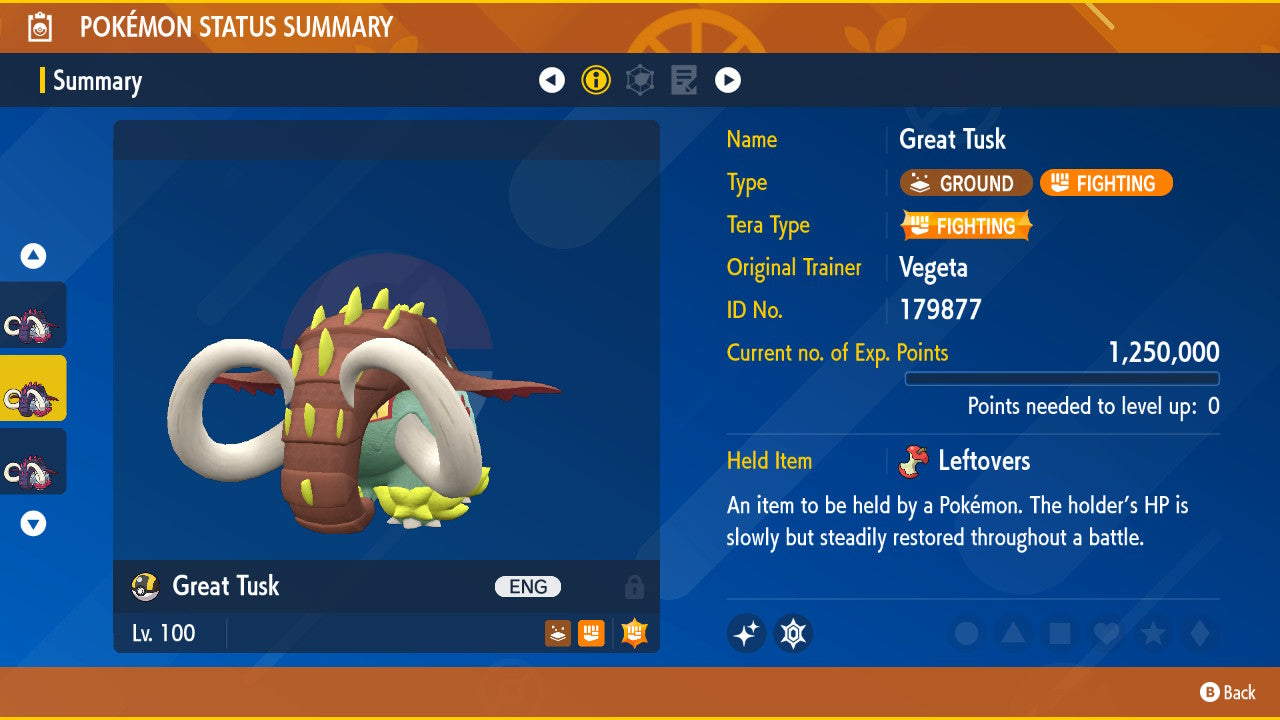 Pokemon Let's Go Shiny Alolan Raticate 6IV-AV Trained