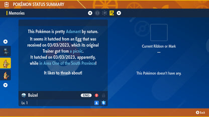 Pokemon Scarlet and Violet Shiny Buizel 6IV-EV Trained - Pokemon4Ever