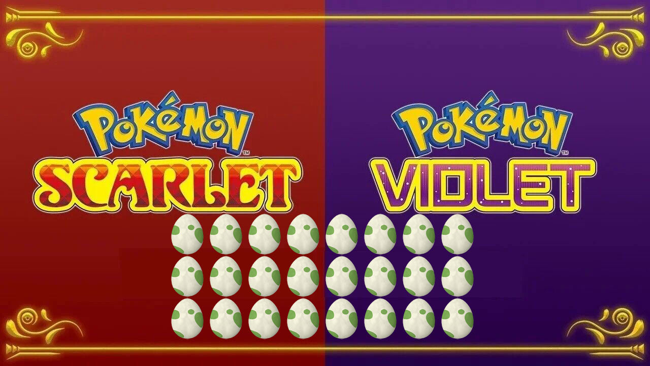 24 Pokemon Egg Bundle 6IV Trained Pokemon Scarlet and Violet - Pokemon4Ever