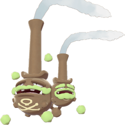 Pokemon Sword and Shield Shiny Galarian Weezing 6IV-EV Trained - Pokemon4Ever