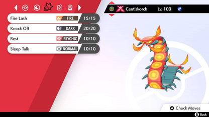 Pokemon Sword and Shield Shiny Centiskorch 6IV-EV Trained - Pokemon4Ever