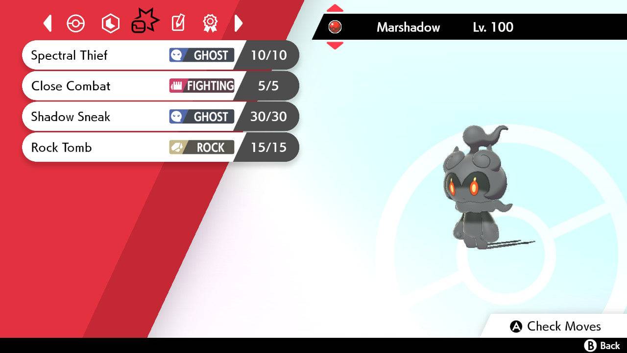 Pokemon Sword & Shield / Legendary Event Marshadow / 6IV / -  Hong Kong