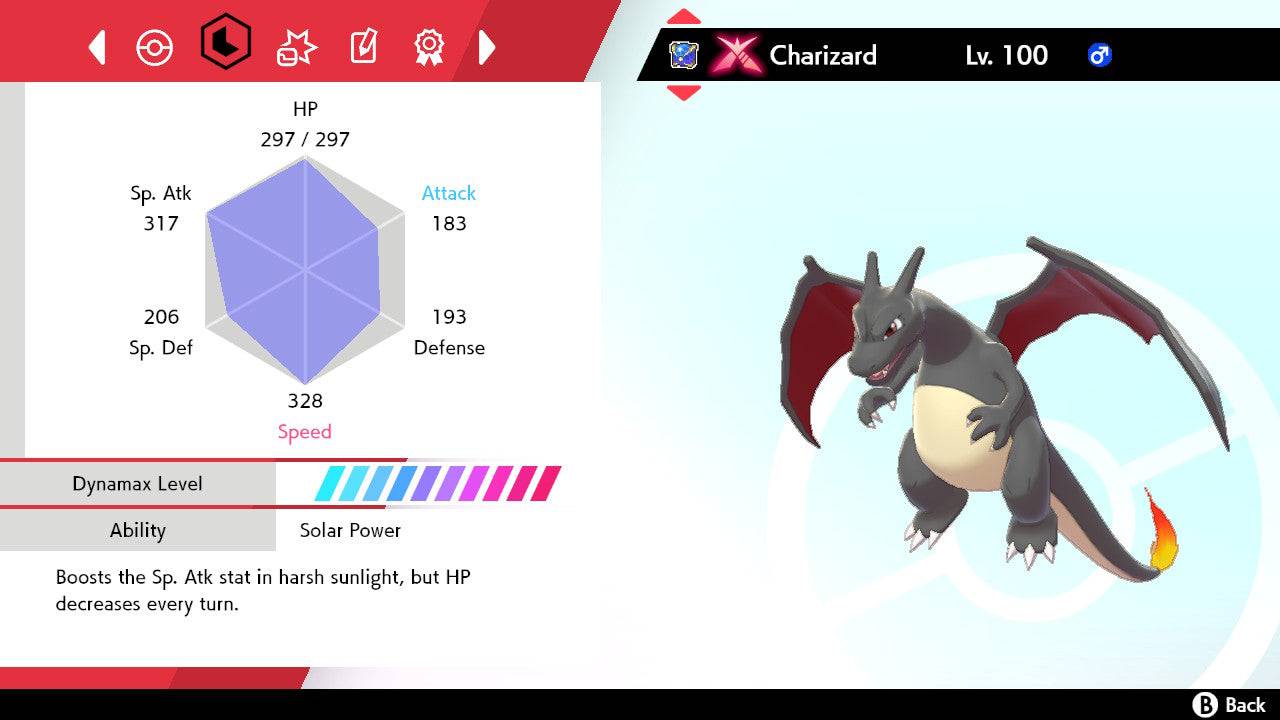 Pokemon Sword and Shield Shiny Gigantamax Charizard 6IV-EV Trained Pokemon4Ever Pokemon Sword and Shield Shiny Gigantamax Charizard 6IV-EV Trained Pokemon4Ever